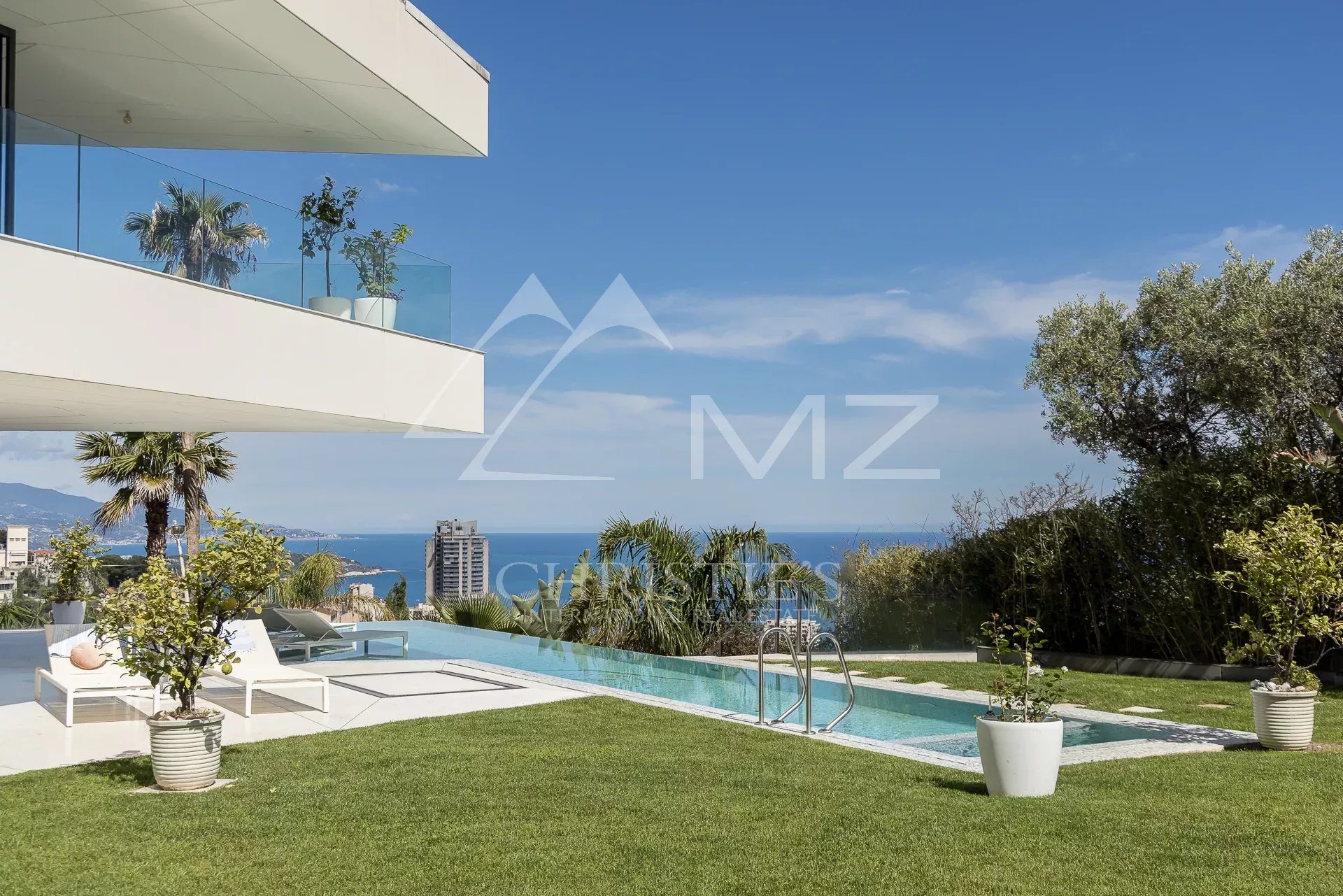 Proche Monaco - Villa moderne vue mer