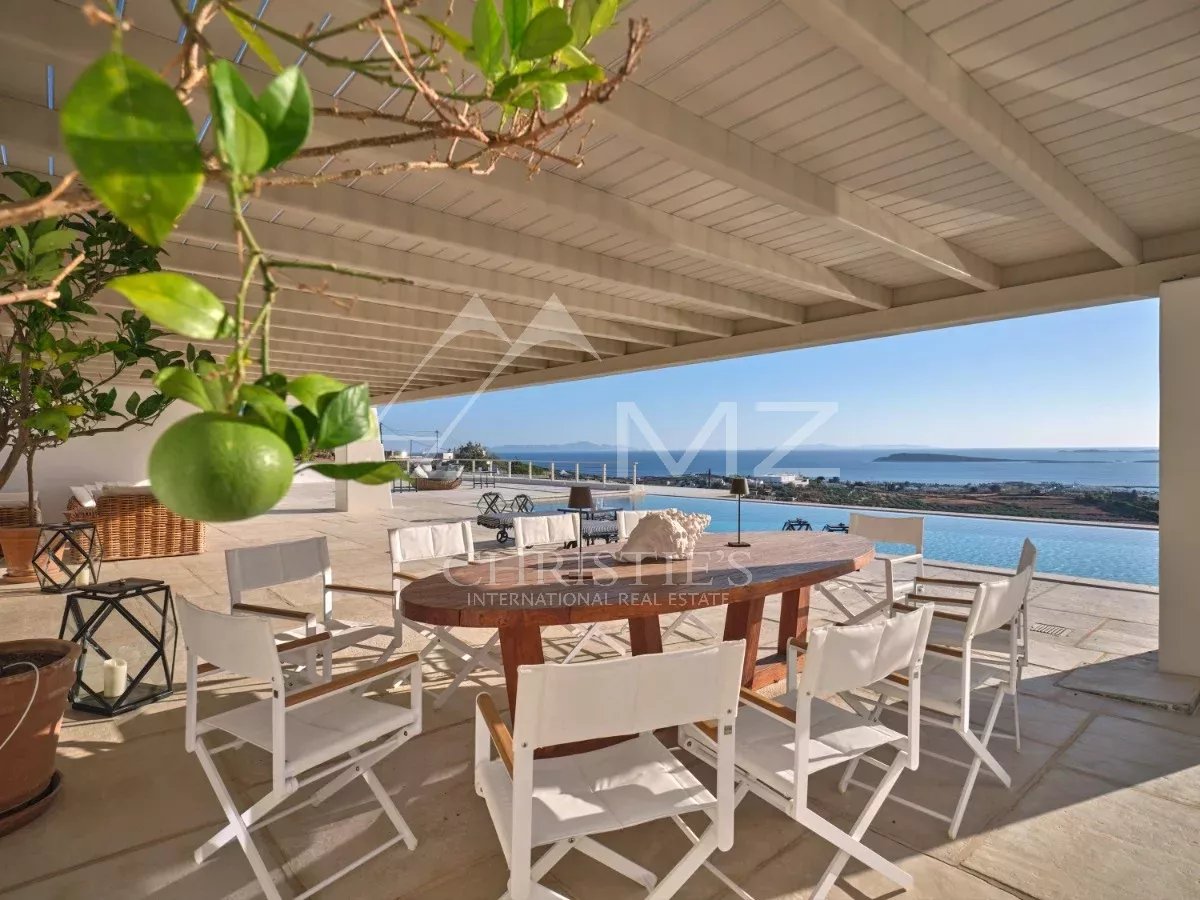 Premium-Villa in der Nähe von Alyki mit herrlichem Blick über das Meer und Antiparos