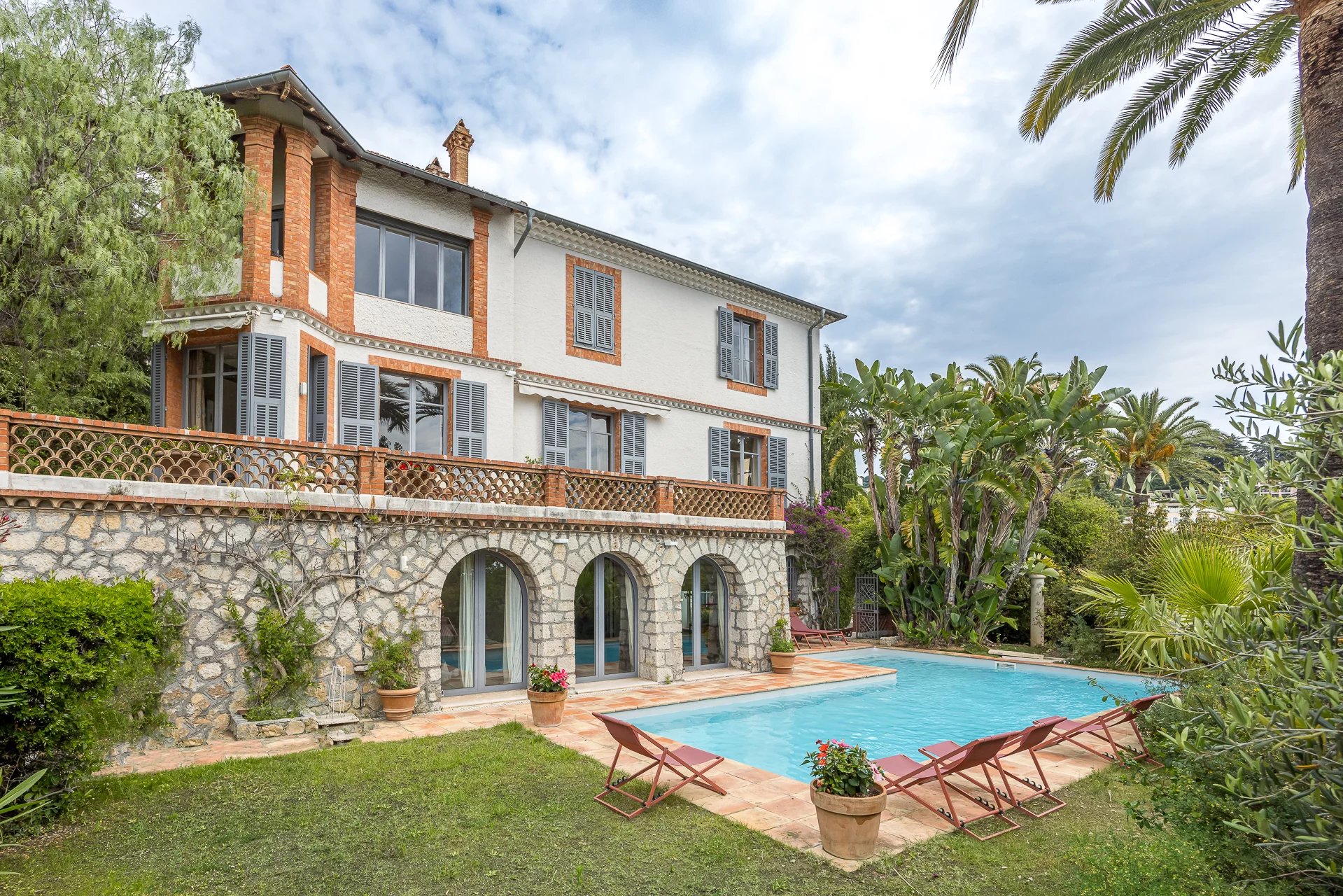 Cannes  - Villa Belle Époque - vue mer