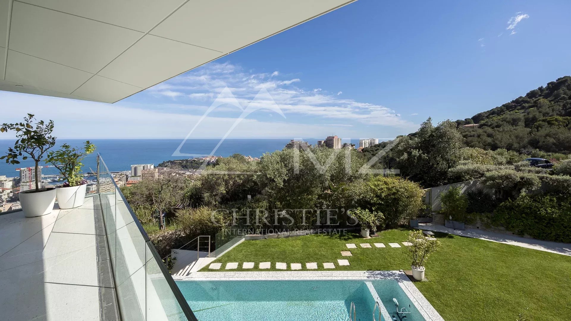 Proche Monaco - Villa moderne vue mer