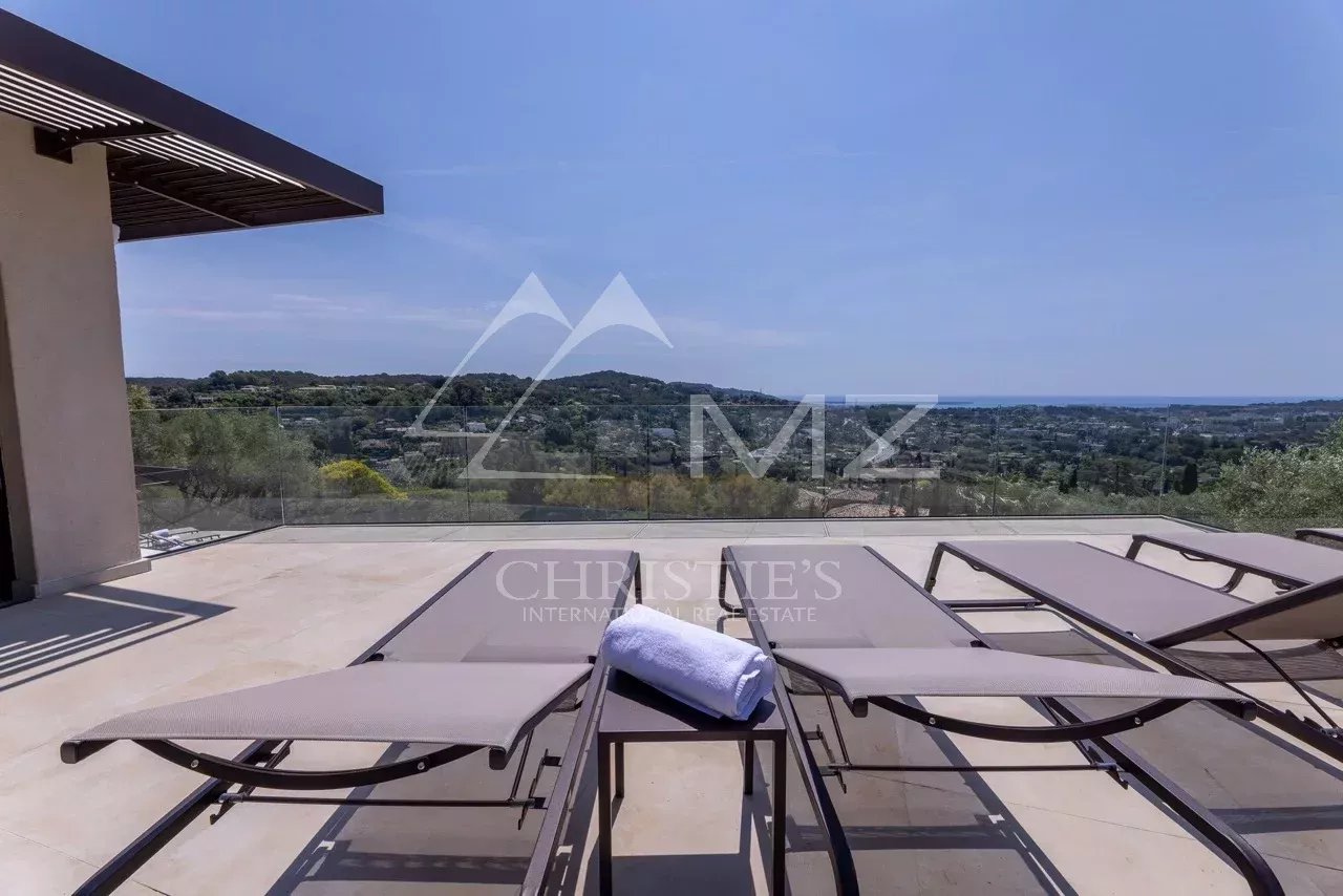 Mougins - Villa contemporaine avec vue panoramique mer - 7 chambres