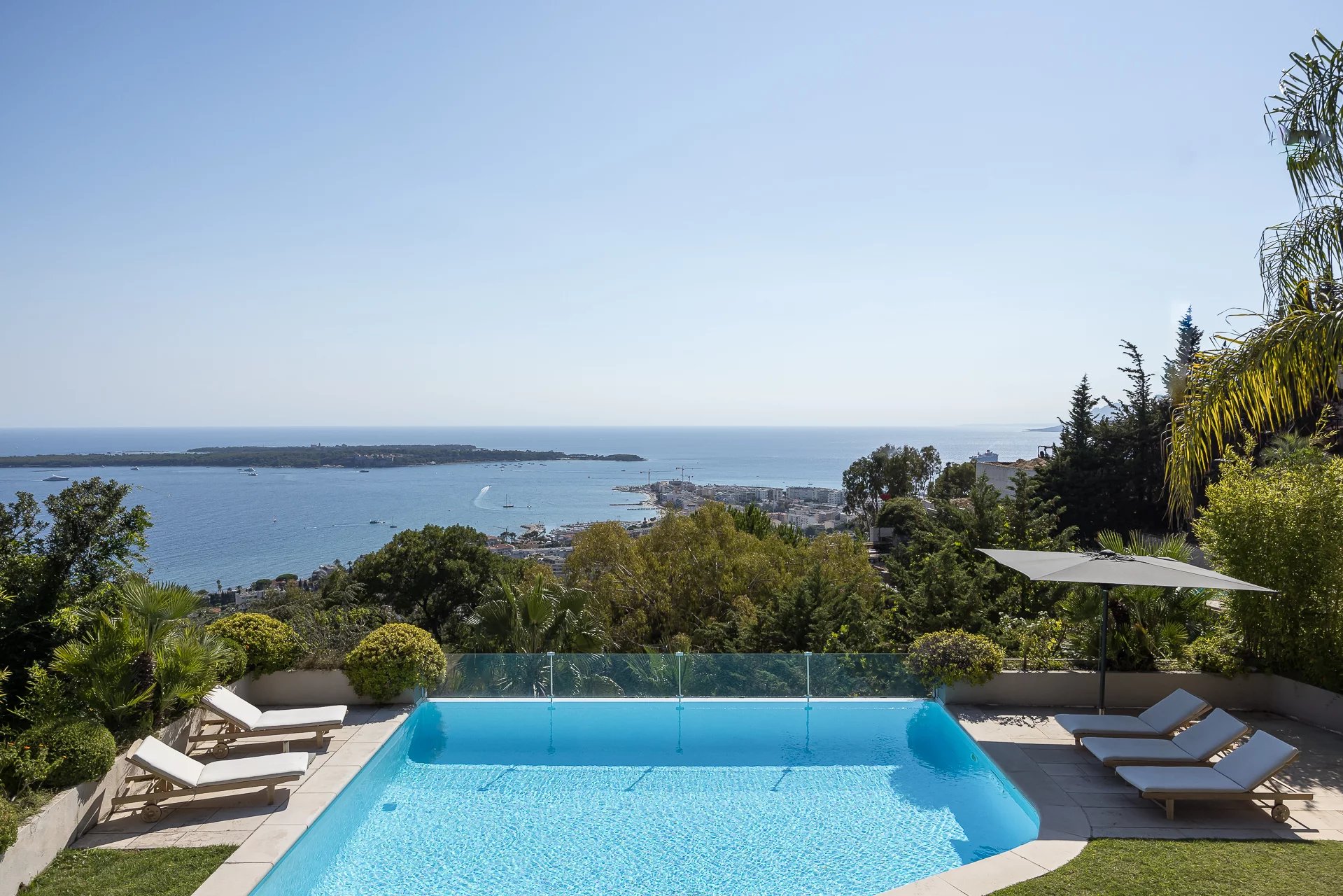 Cannes Californie - Villa contemporaine - Vue mer