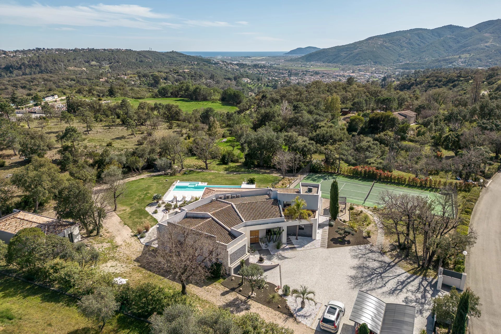 Auribeau-sur-Siagne - Magnifique villa d'architecte avec vue mer