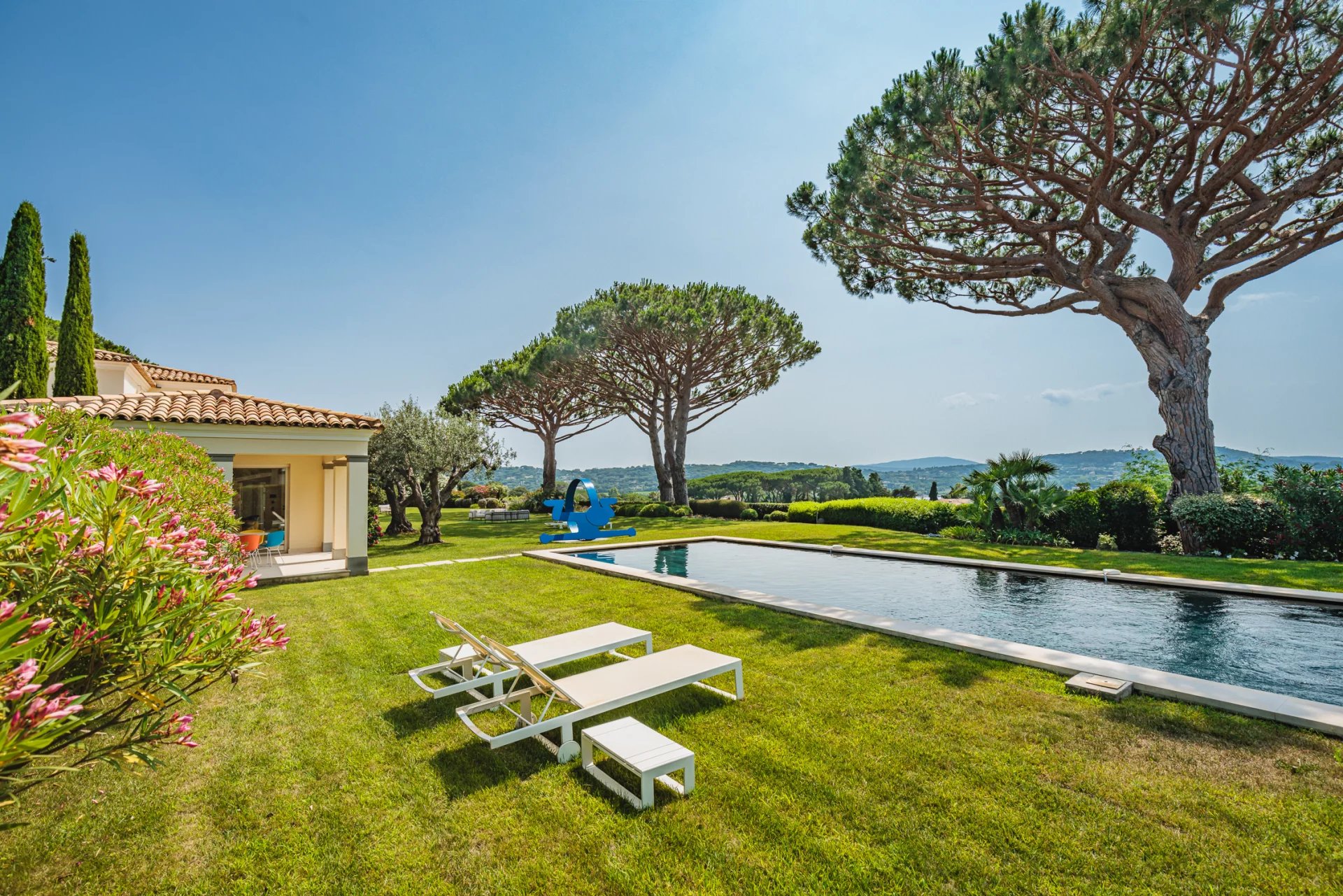 Saint-Tropez - Les Parcs - Magnifique propriété vue mer