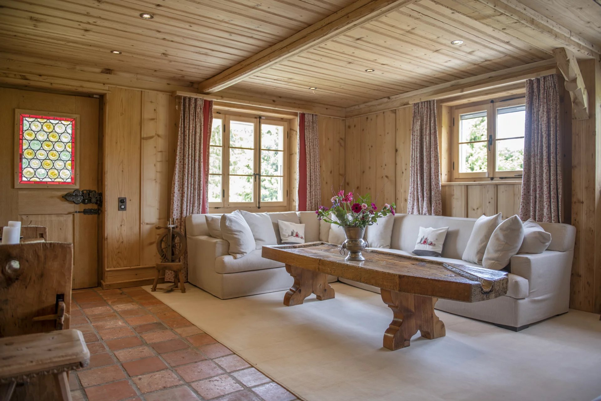 Chalet traditionnel à louer à Oberbort avec vue imprenable