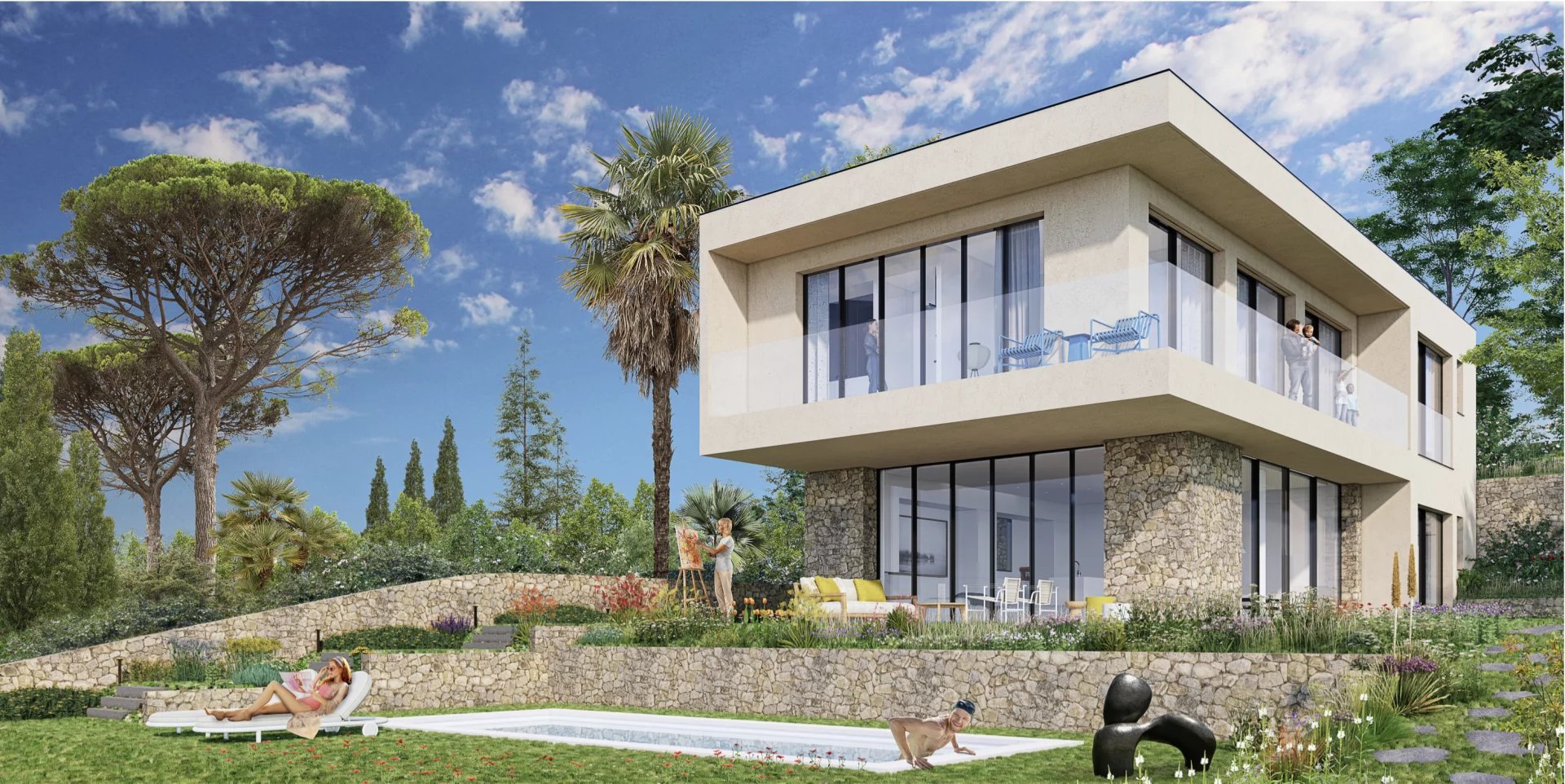 Saint-Paul-de-Vence - Propriété neuve contemporaine