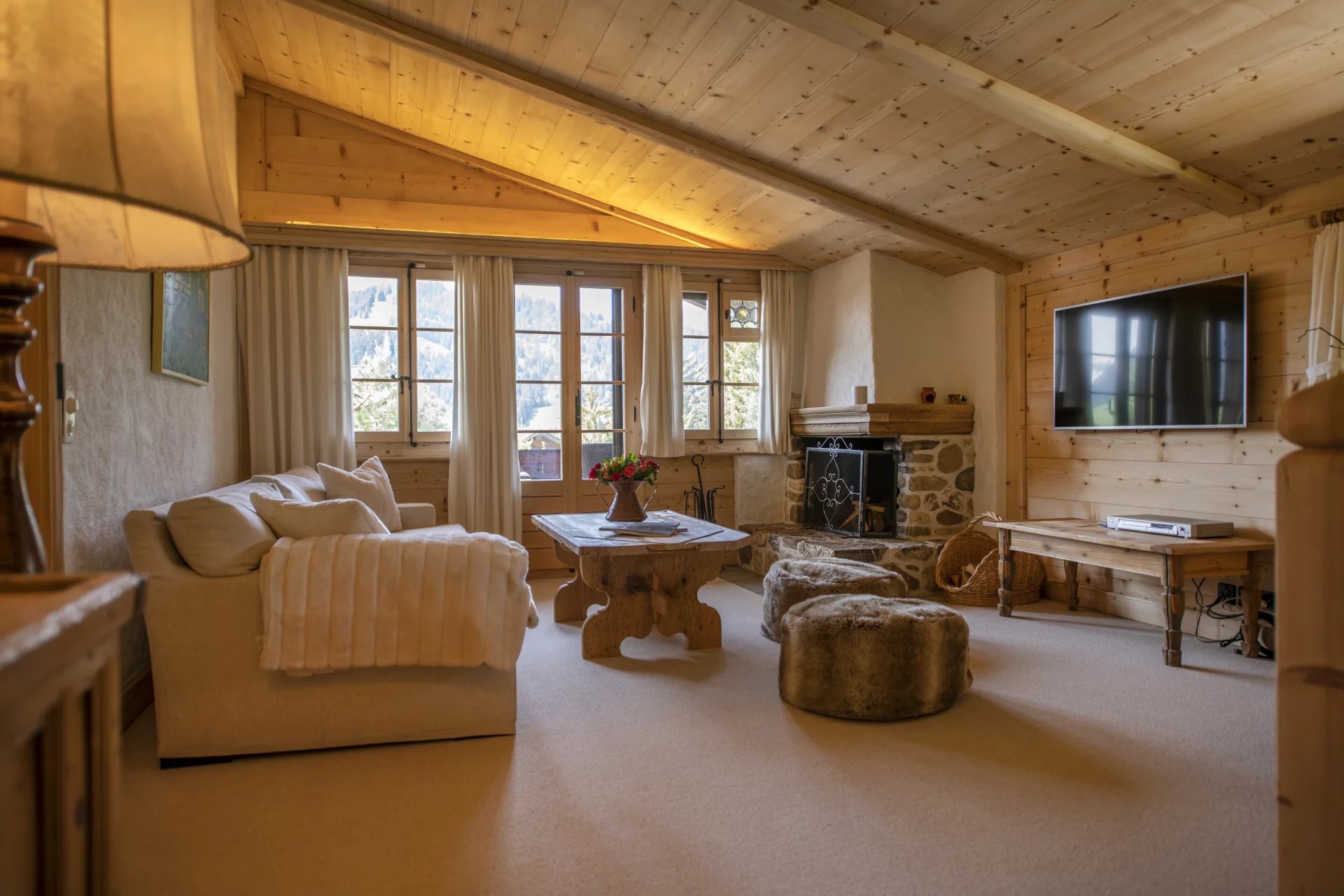 Chalet traditionnel à louer à Oberbort avec vue imprenable