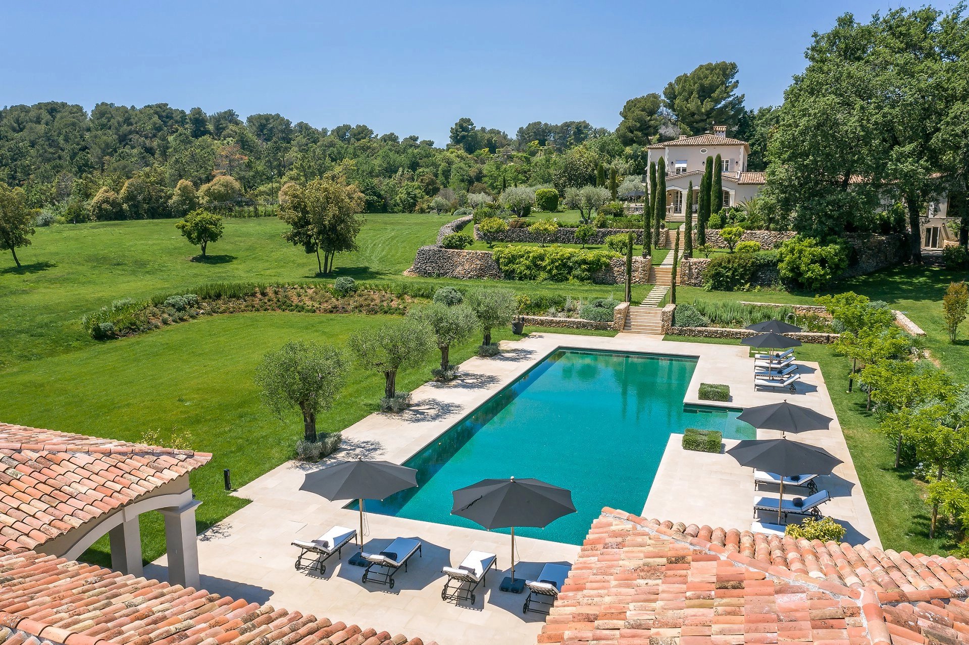 Proche Saint-Paul de Vence - Majesteuse propriété