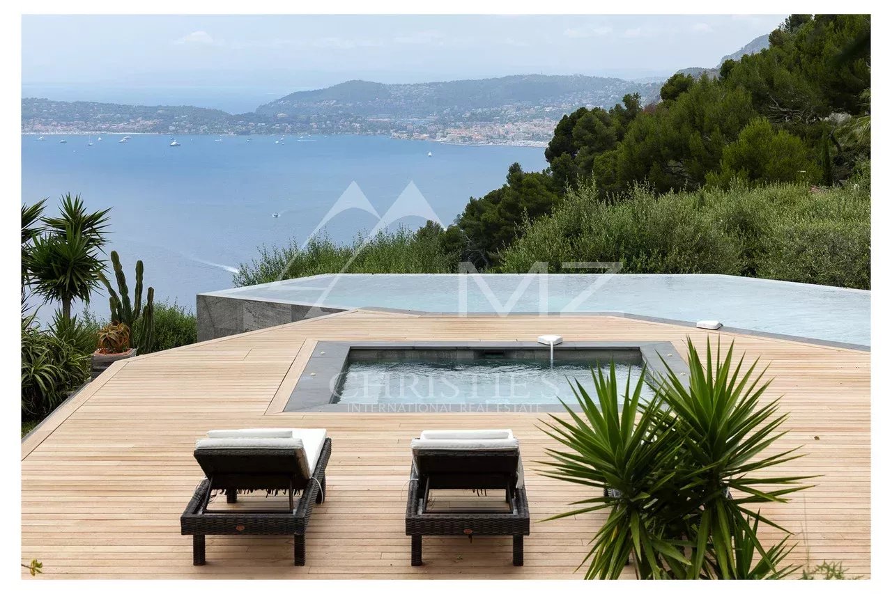 Cap-d'Ail - Villa contemporaine avec vue mer panoramique