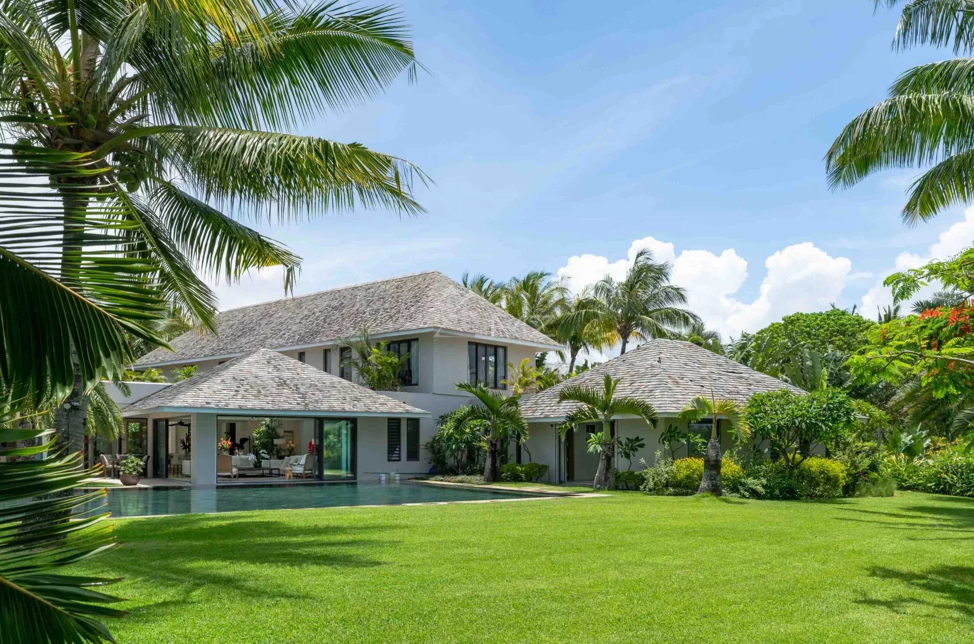 Ile Mauritius - Villa Füße im Wasser - Beau-Champ