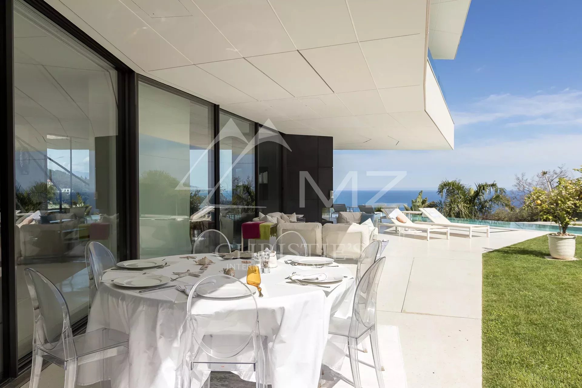 Proche Monaco - Villa moderne vue mer