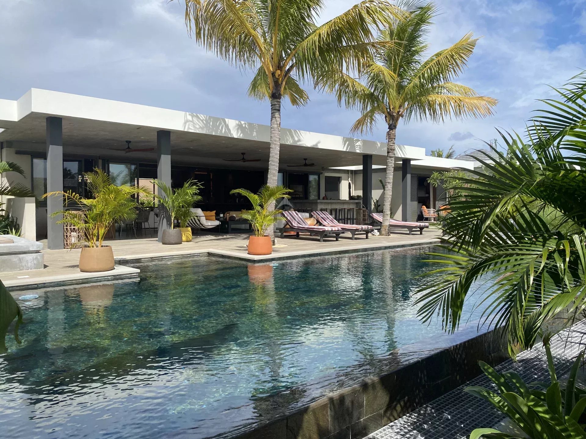 Architect's villa in the north of Mauritius