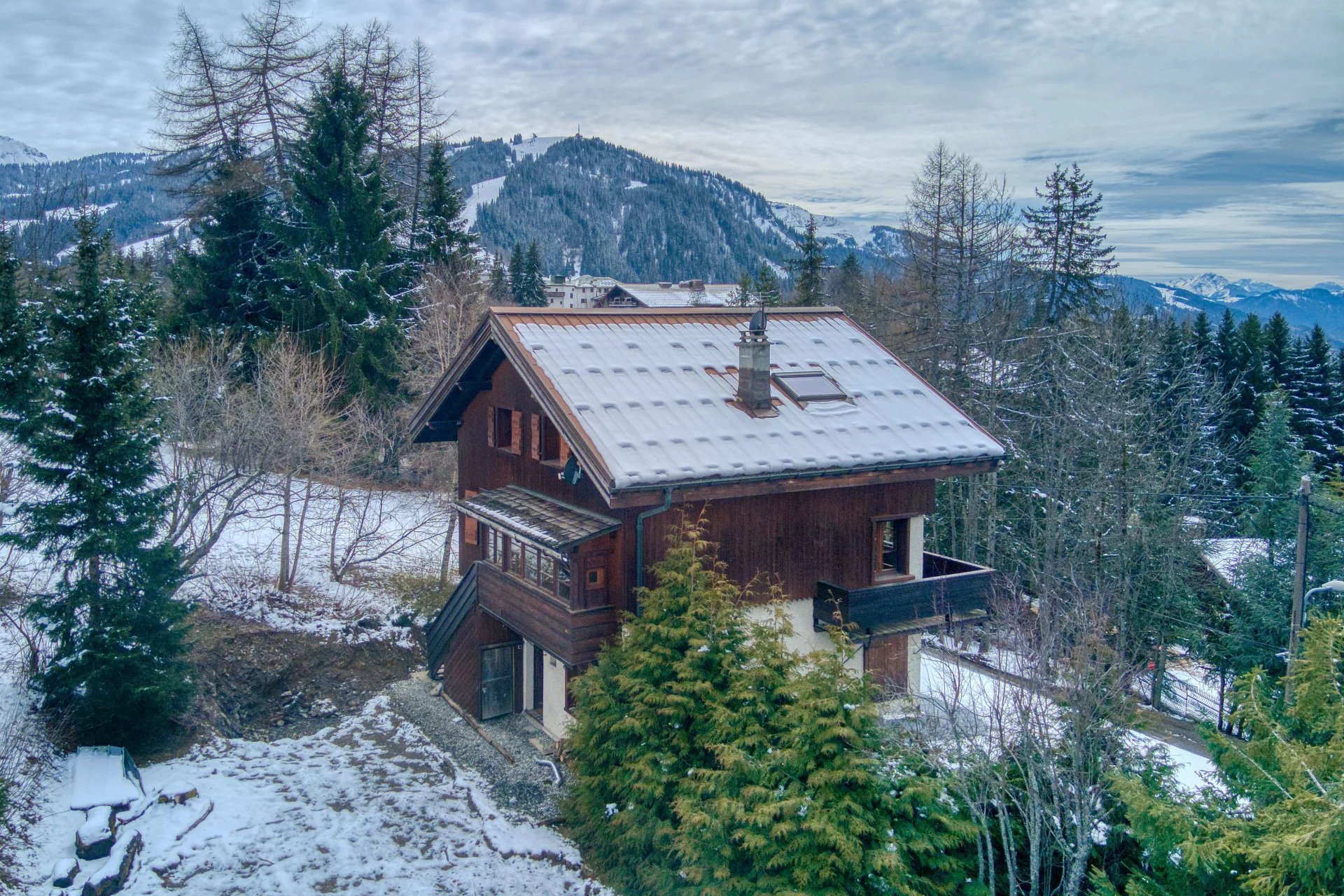 Chalet zum Renovieren, Mont d'Arbois nähe Golf, PC entlüftet zweite Hütte