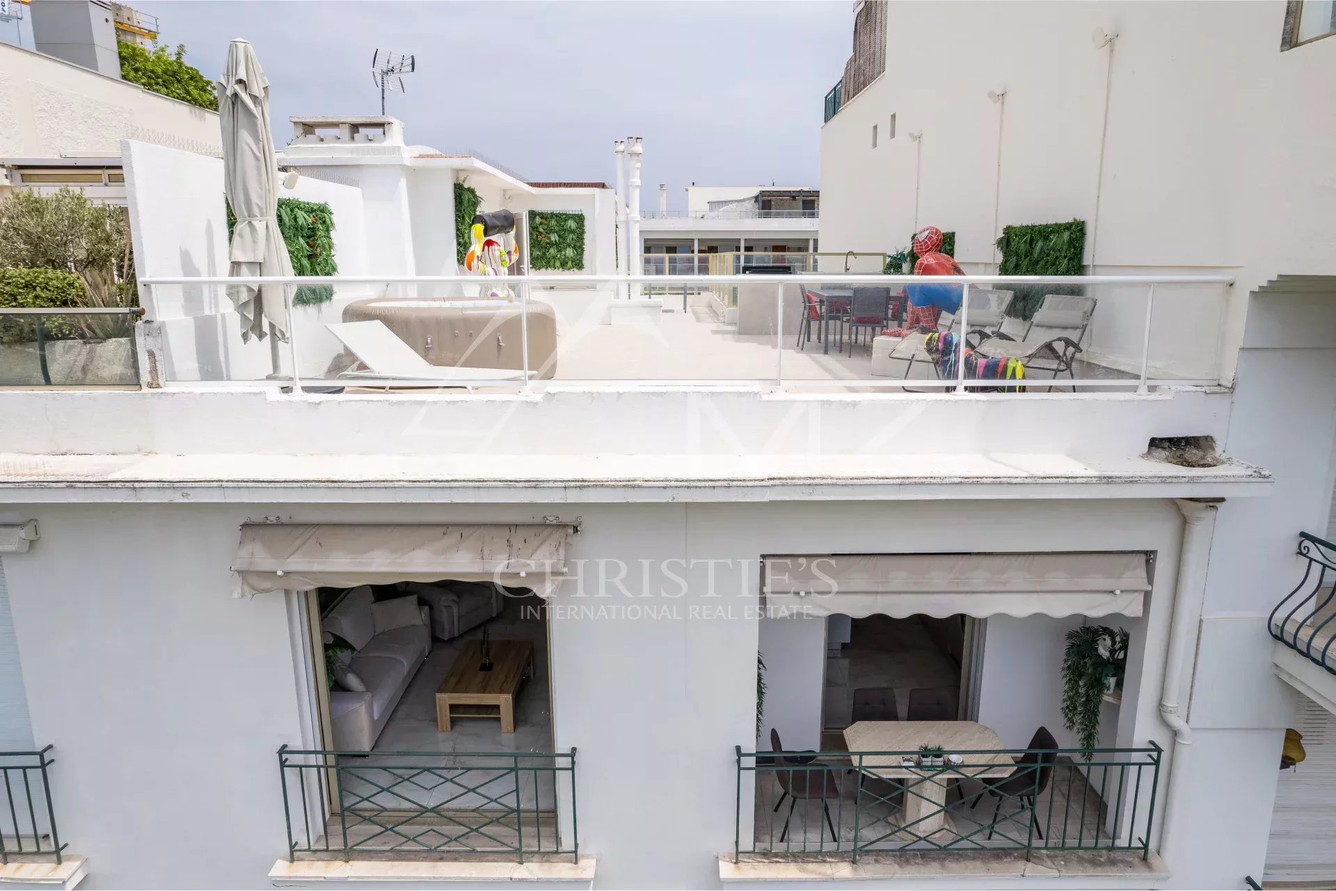 POINTE CROISETTE - PALM BEACH - DACHTERRASSE MIT MEERBLICK