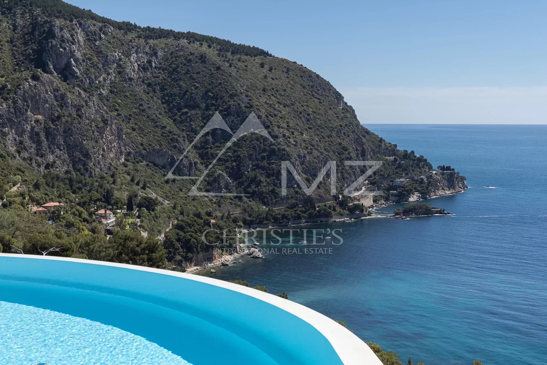 Èze - Splendide villa contemporaine avec vue mer panoramique