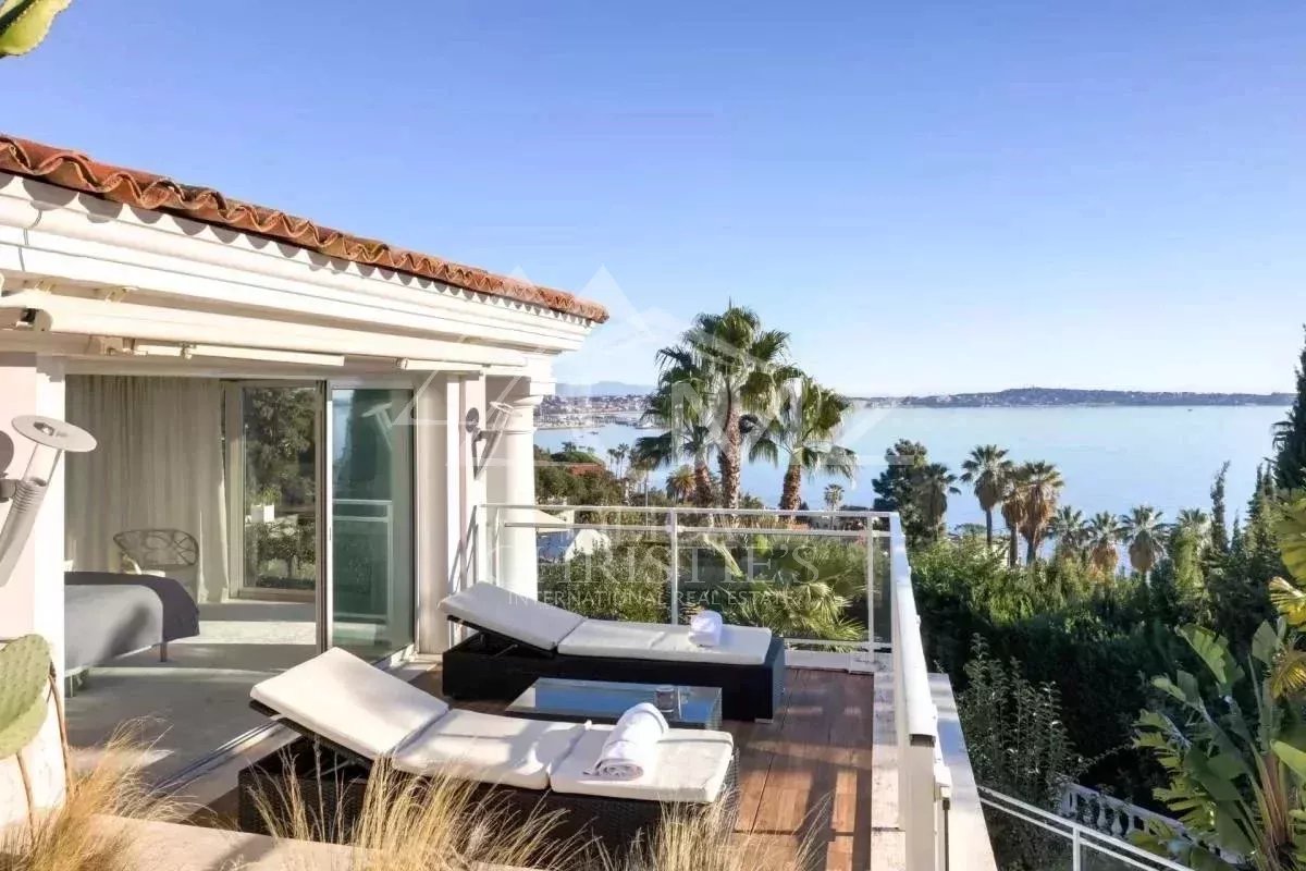 SuperCannes - Villa mit 6 Schlafzimmern und Meerblick