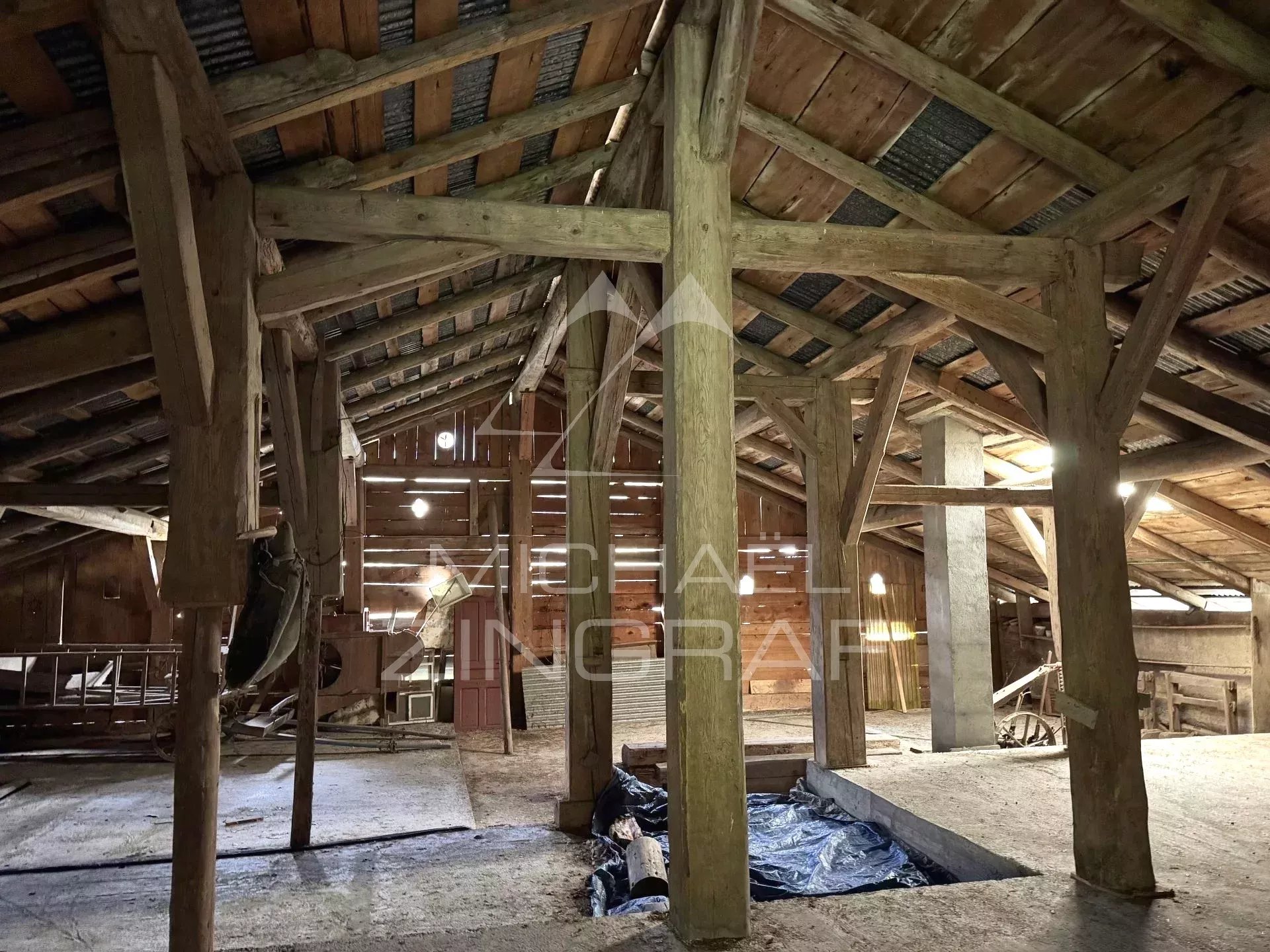 Ferme ancienne - Vue panoramique Mont Blanc - Potentiel de rénovation / transformation