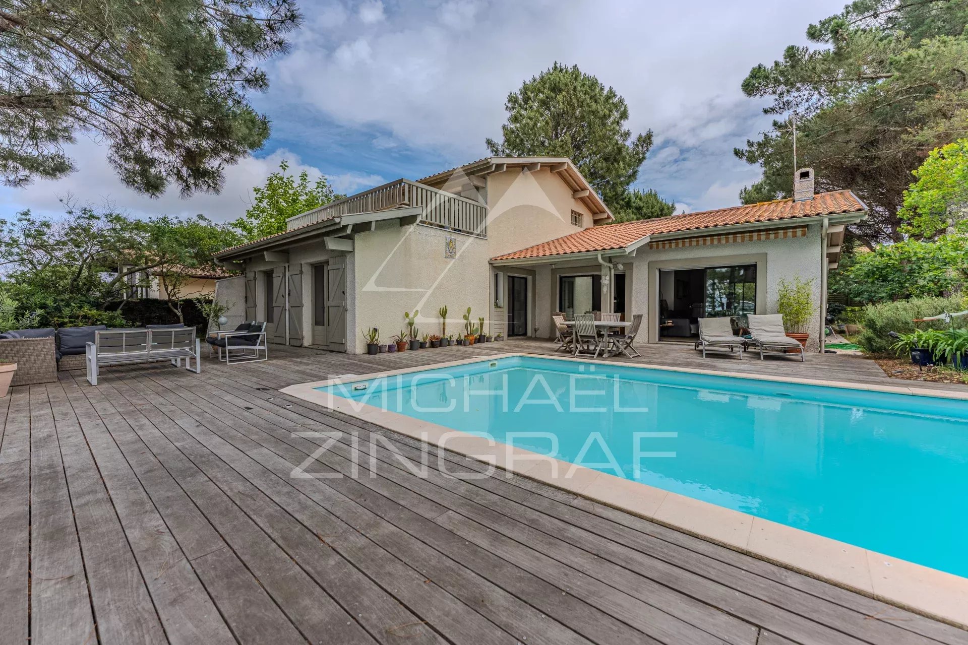 VILLA ALTAMIRA PYLA SUR MER VUE PARTIELLE MER ET DUNE DU PILAT